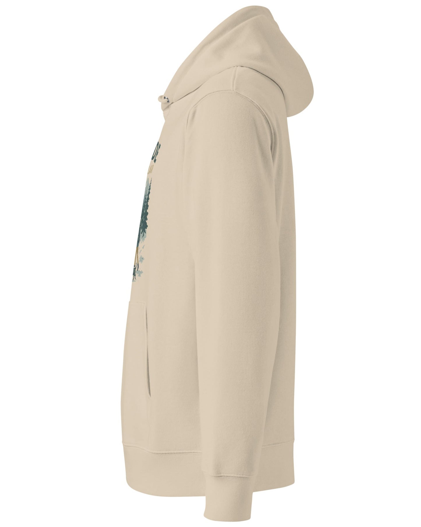 Steg mot frihet – Fjälläventyr Hoodie, Sand