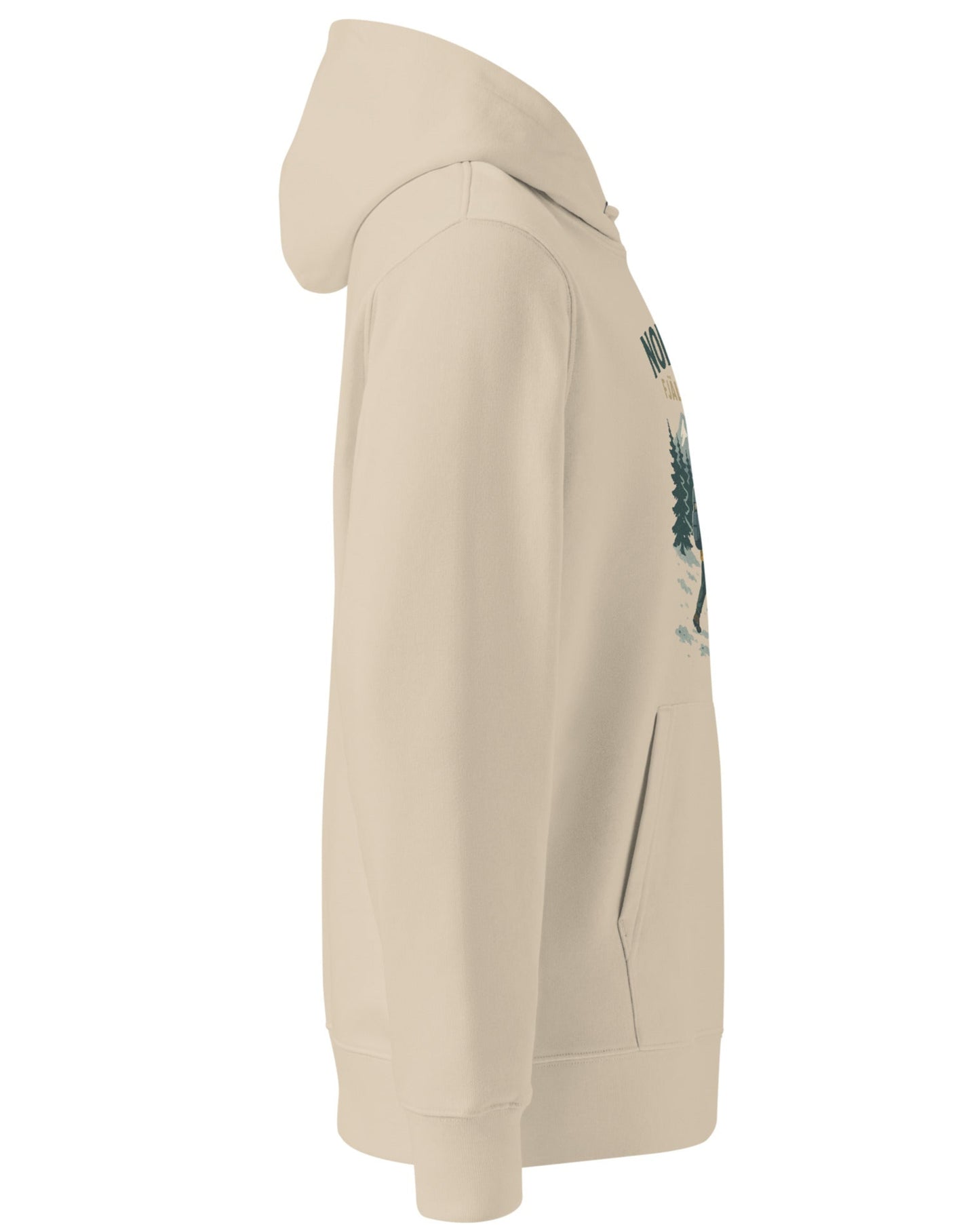 Steg mot frihet – Fjälläventyr Hoodie, Sand