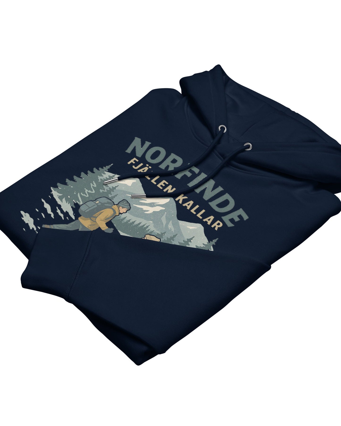 Steg mot frihet – Fjälläventyr Hoodie, Mörkblå